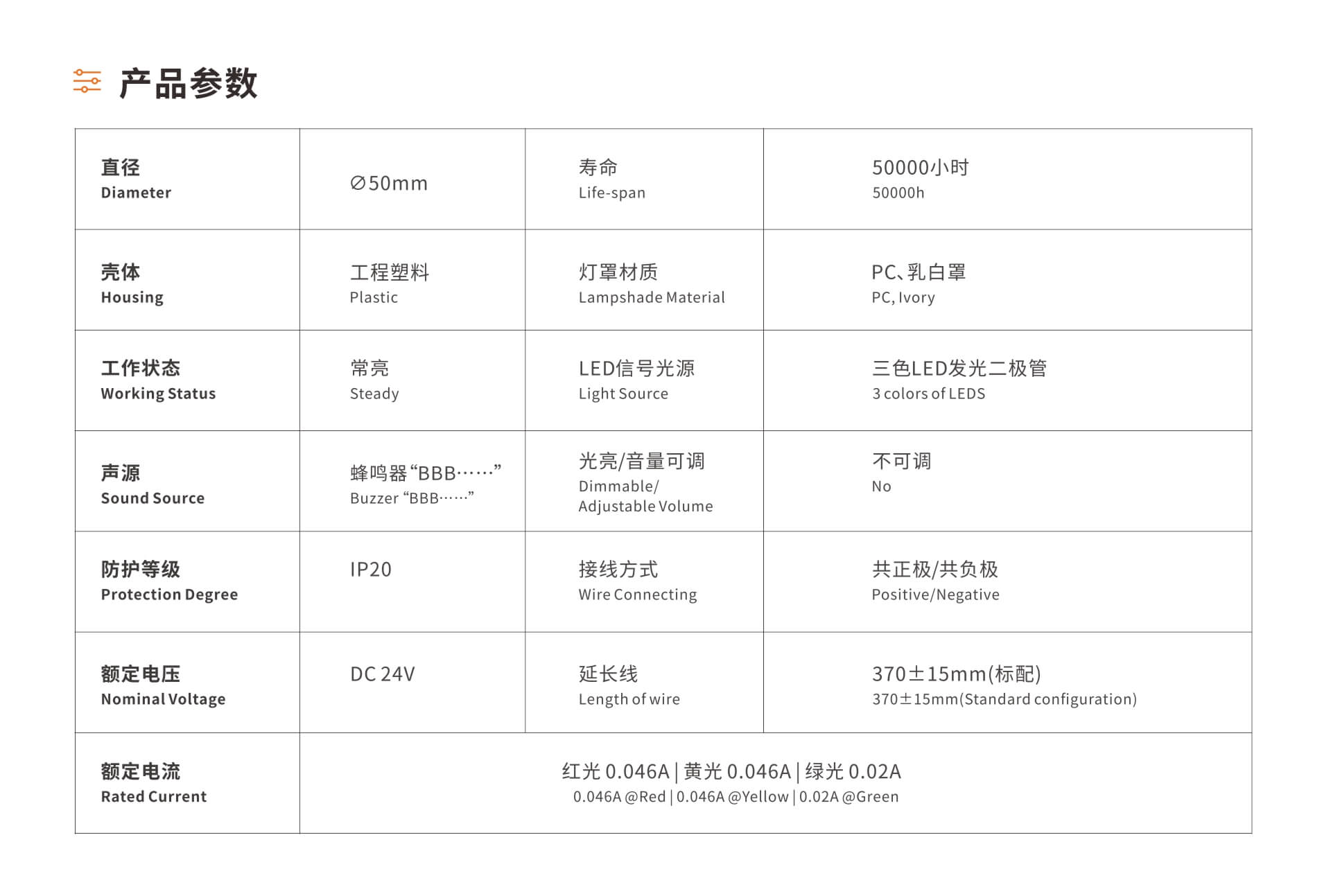 WLC系列LED多功能警示灯