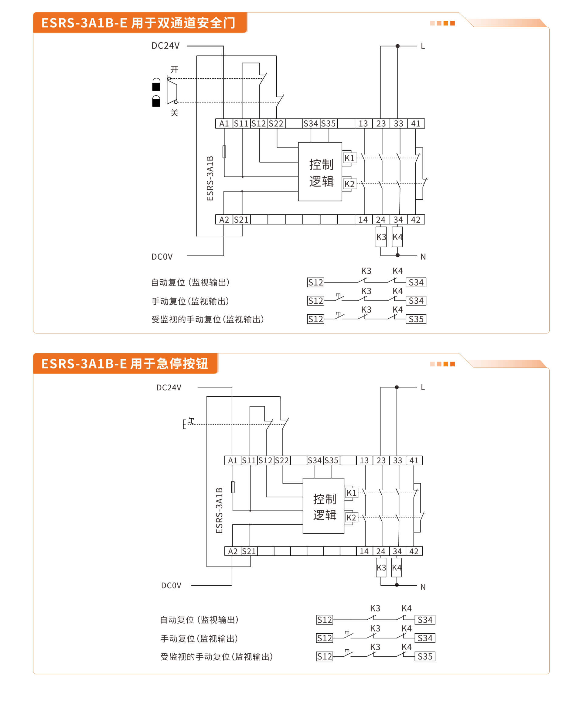 ESR系列安全继电器模块